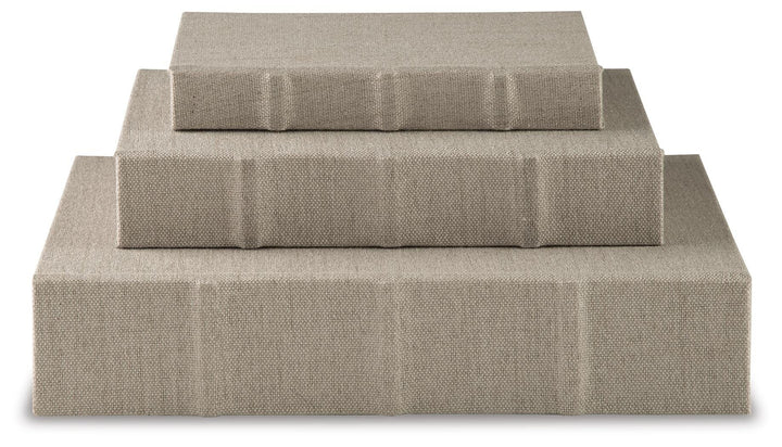 Jolina Box (Set of 3) - Pearl Silver (3)