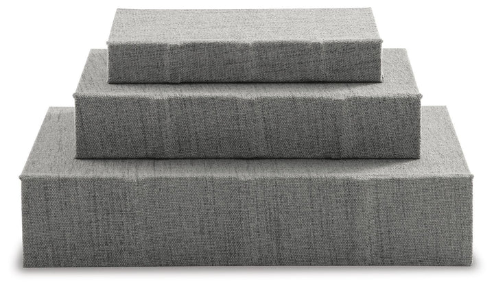 Jolina Box (Set of 3) - Gray (4)