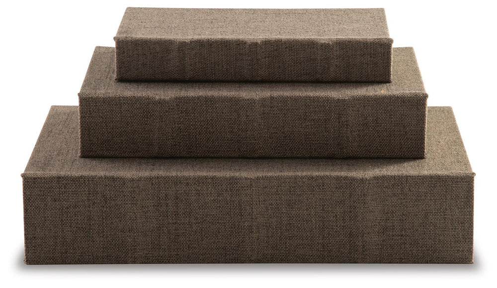 Jolina Box (Set of 3) - Dark Brown (4)