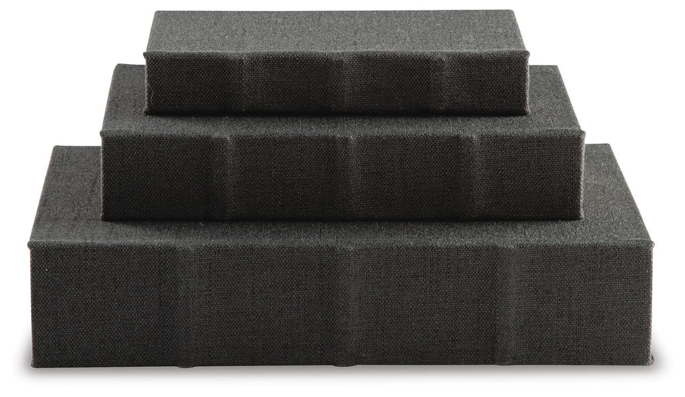 Jolina Box (Set of 3) - Black (4)