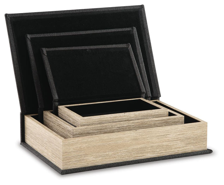 Jolina Box (Set of 3) - Black (5)