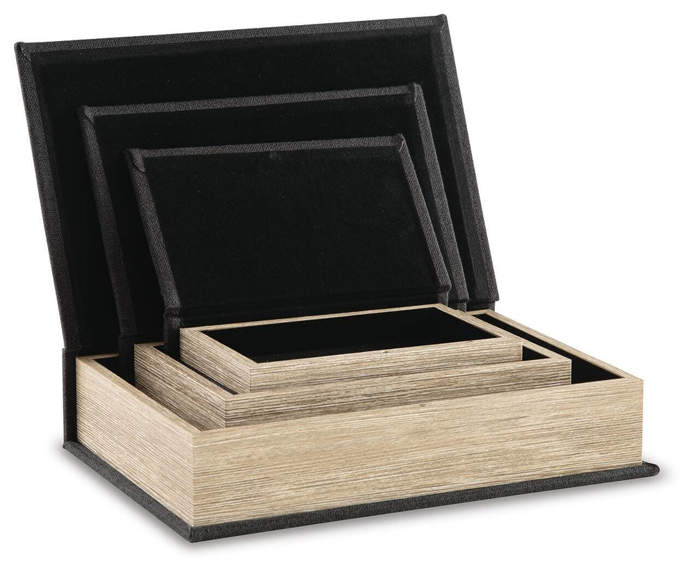 Jolina Box (Set of 3) - Black (5)