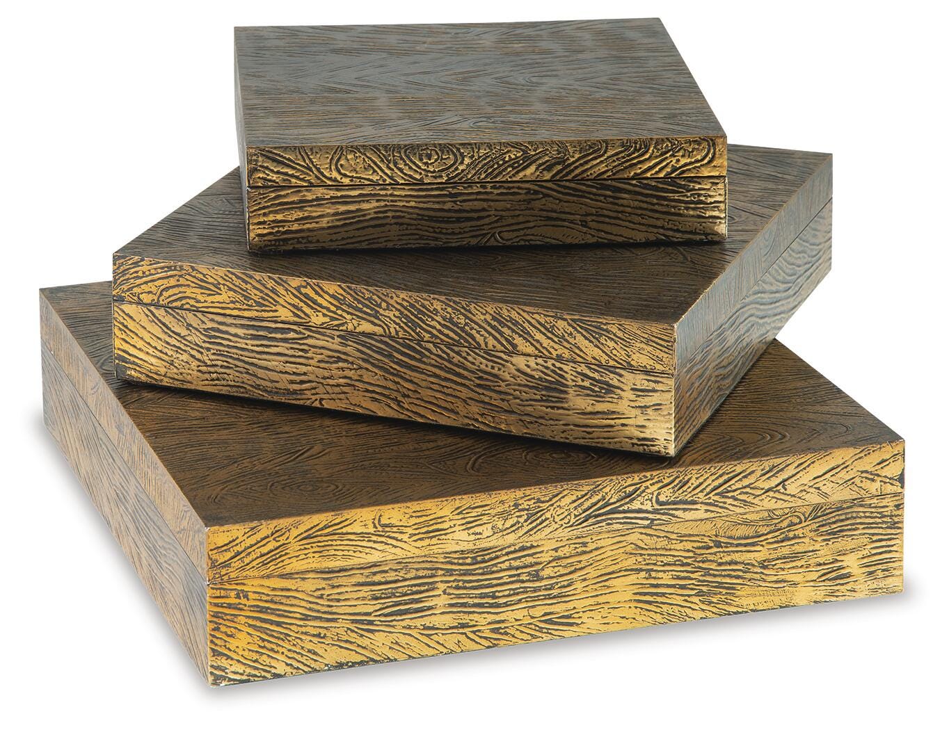 Keldy Box (Set of 3) - Dark Brown (1)