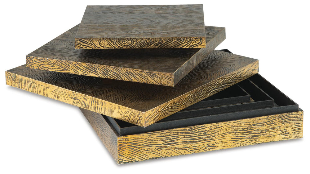 Keldy Box (Set of 3) - Dark Brown (3)