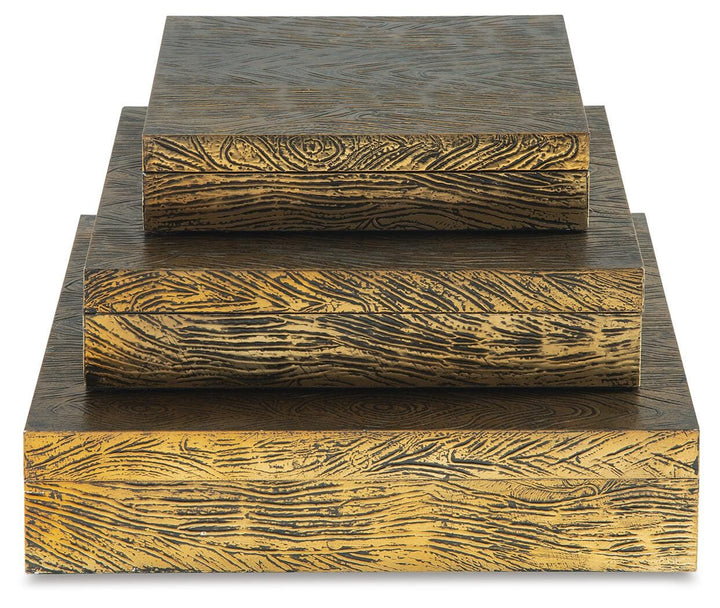 Keldy Box (Set of 3) - Dark Brown (4)