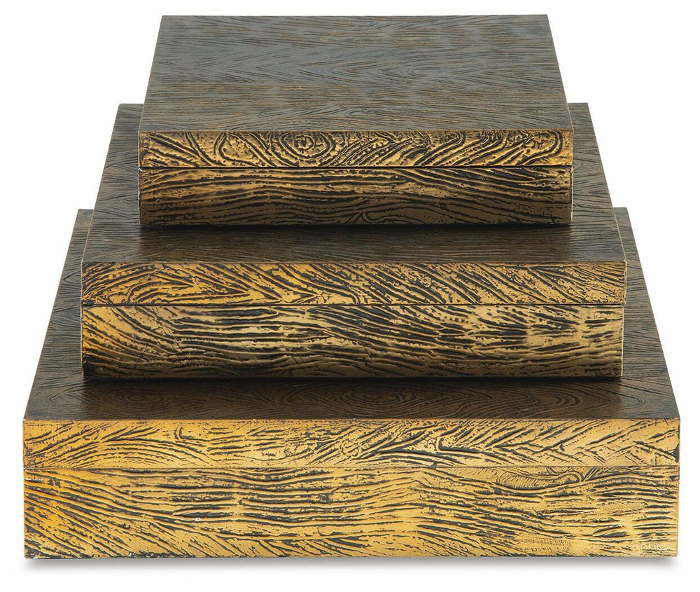 Keldy Box (Set of 3) - Dark Brown (4)