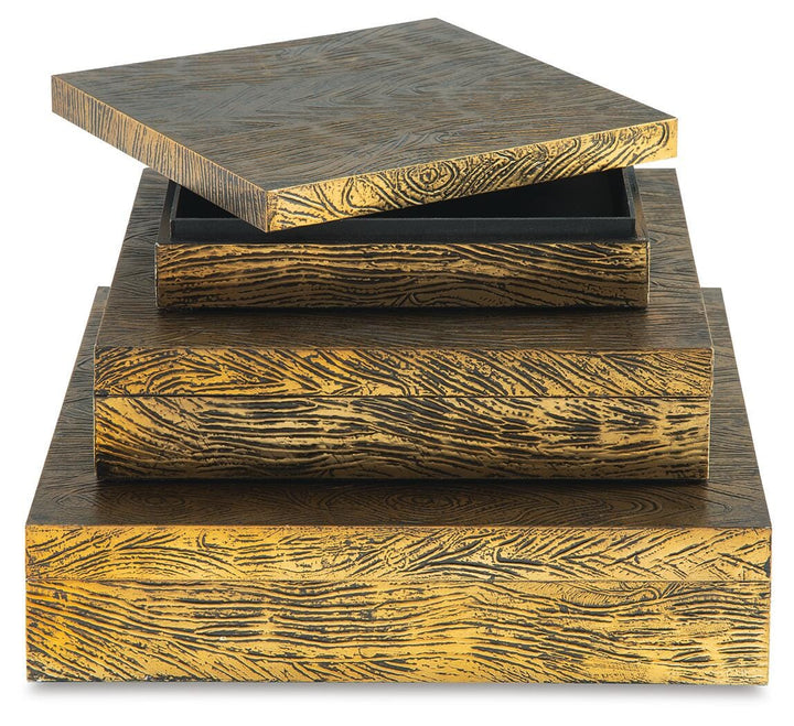 Keldy Box (Set of 3) - Dark Brown (5)