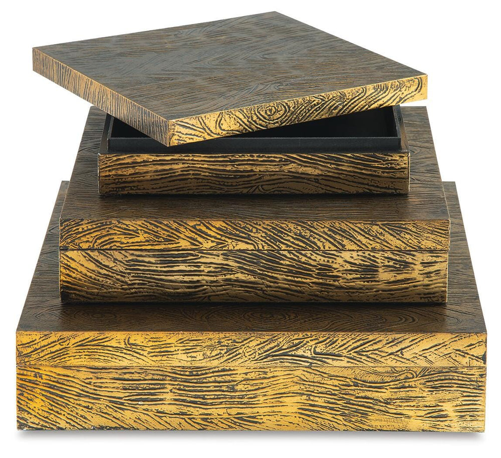 Keldy Box (Set of 3) - Dark Brown (5)