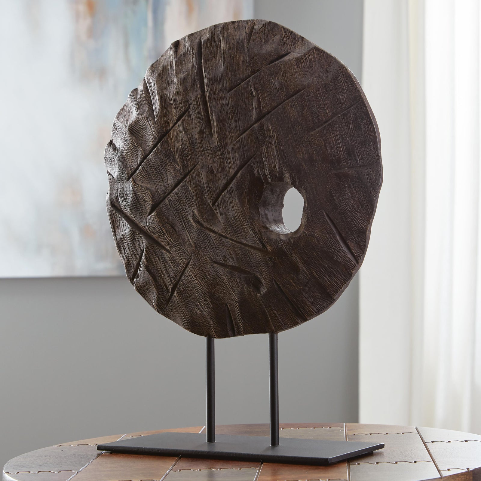 Dashburn Sculpture - Dark Brown (2)