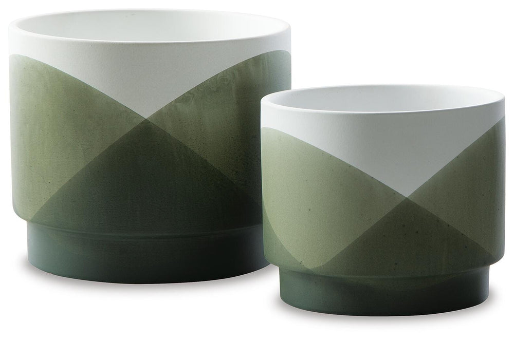 Ardenridge Planter (Set of 2) - Green (3)