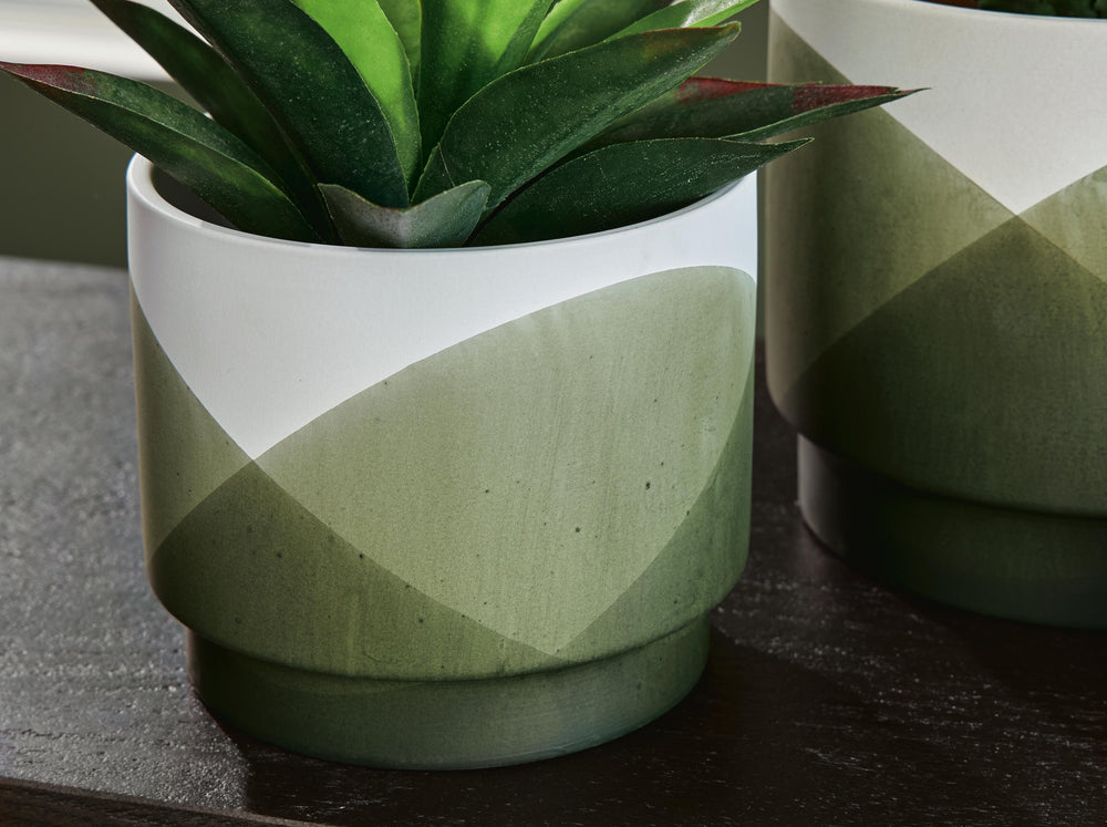Ardenridge Planter (Set of 2) - Green (5)