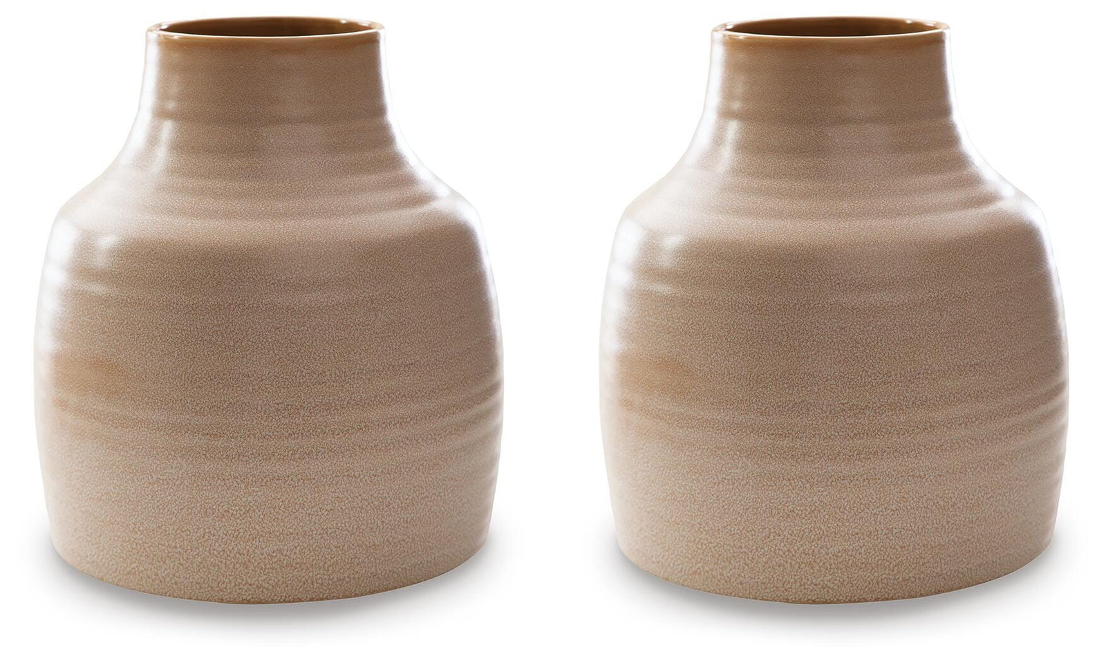 Millcott Vase (Set of 2) - Beige (1)