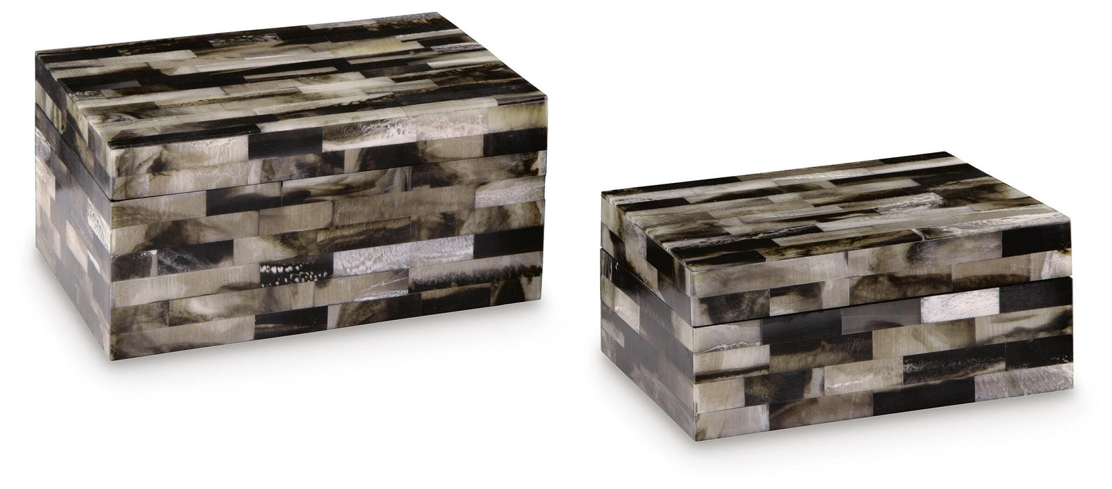 Ellford Box (Set of 2) - Dark Brown (1)