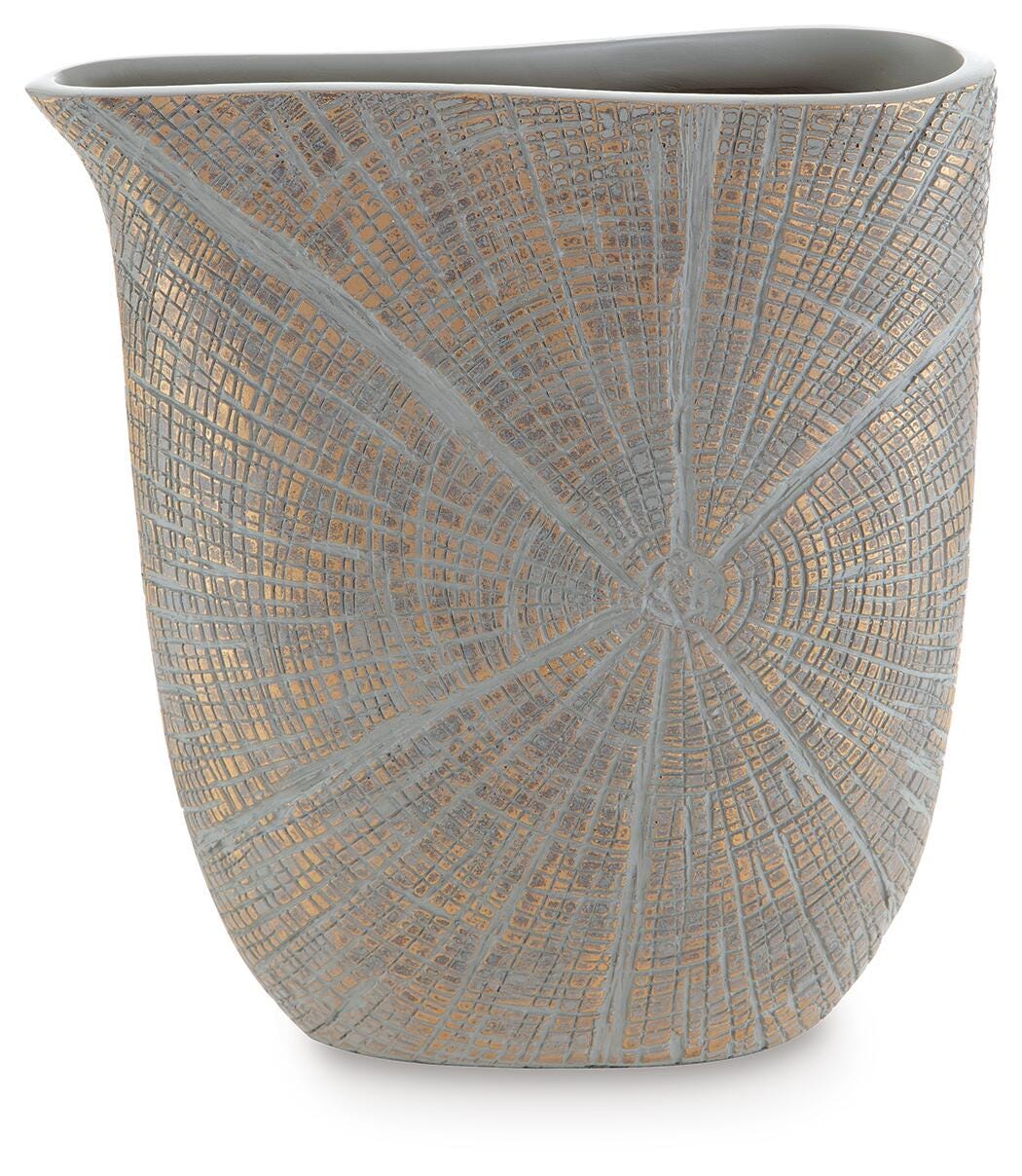 Ardenley Vase - Antique Gold Finish (1)