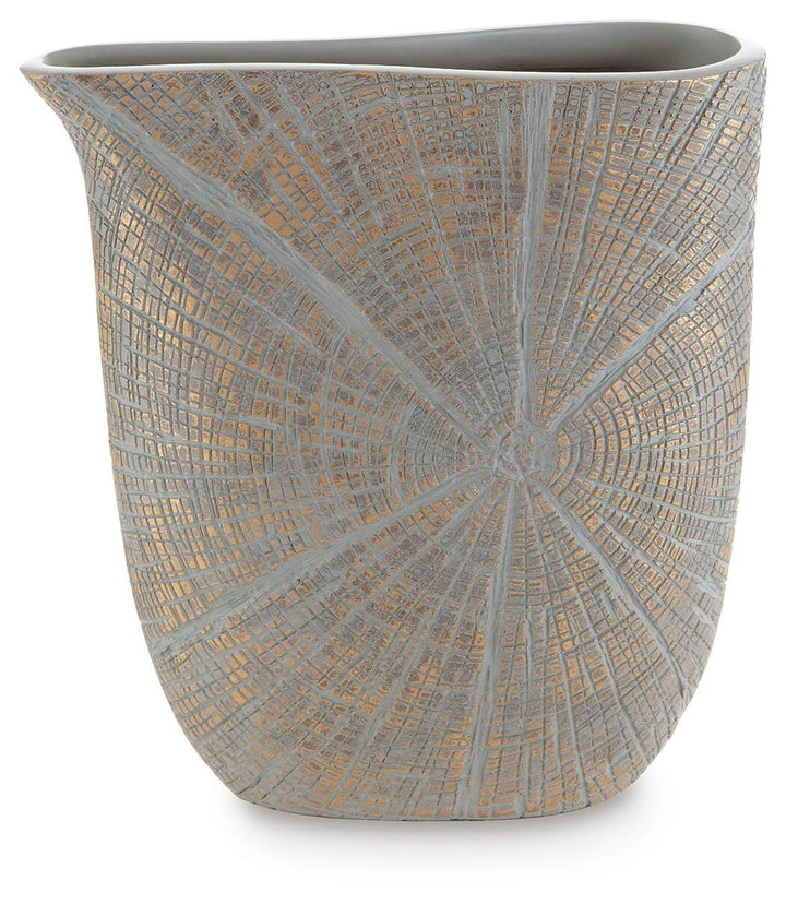 Ardenley Vase - Antique Gold Finish (1)