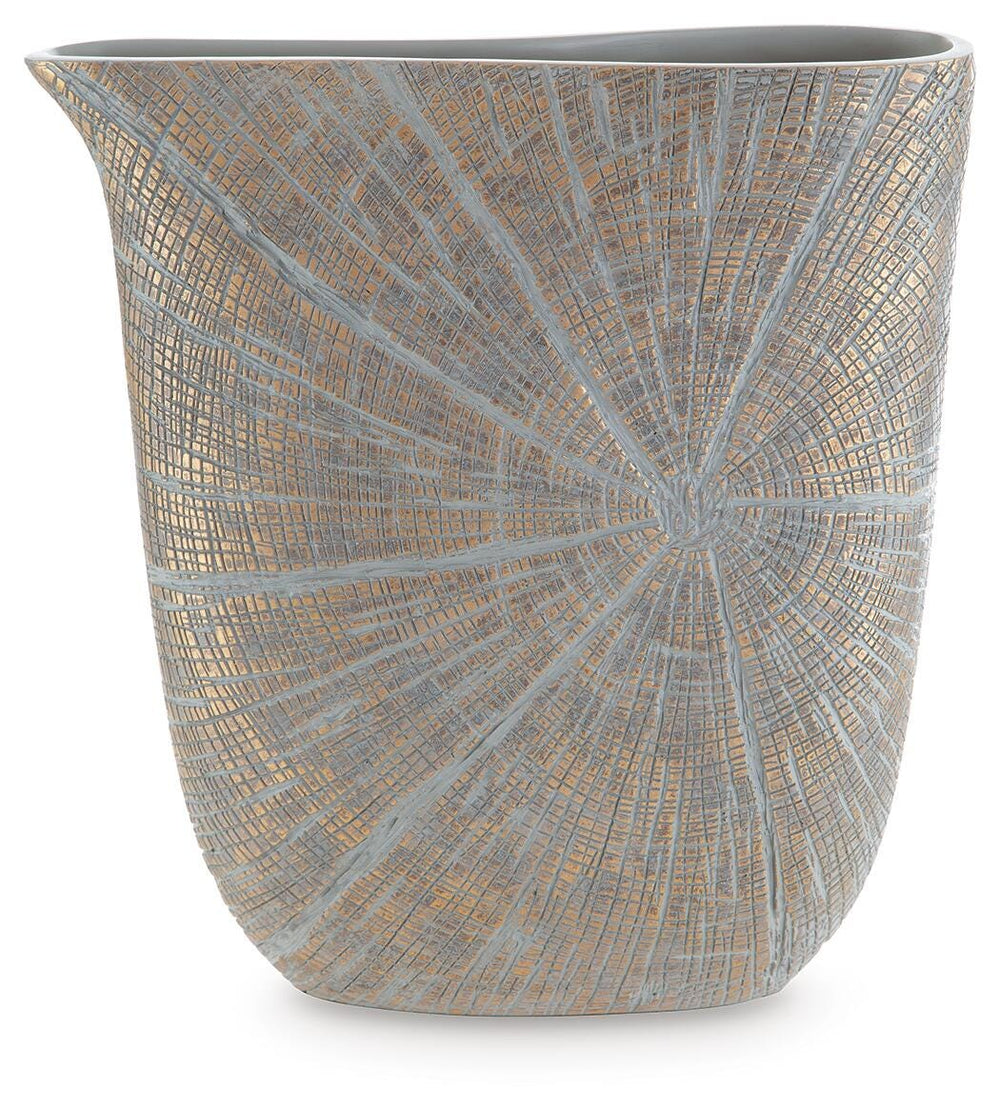 Ardenley Vase - Antique Gold Finish (3)