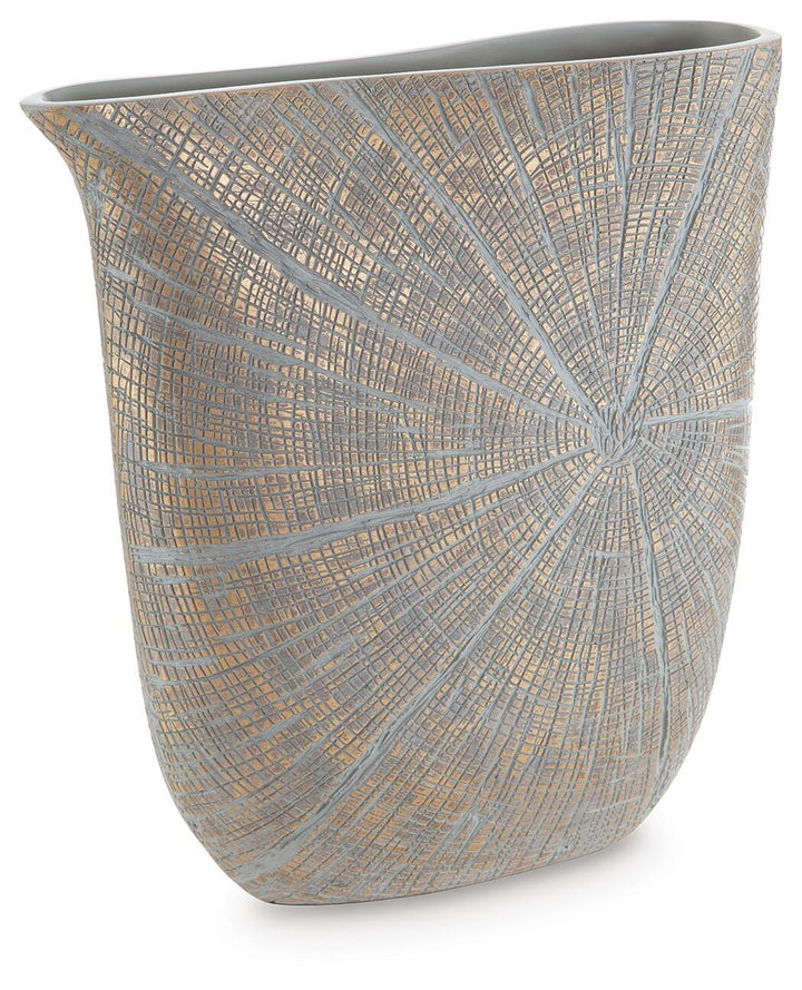 Ardenley Vase - Antique Gold Finish (1)