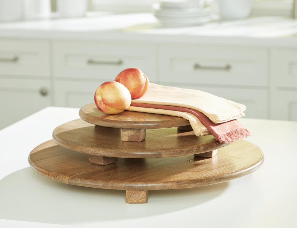 Kaidler Tray Set (Set of 3) - Light Brown (4)