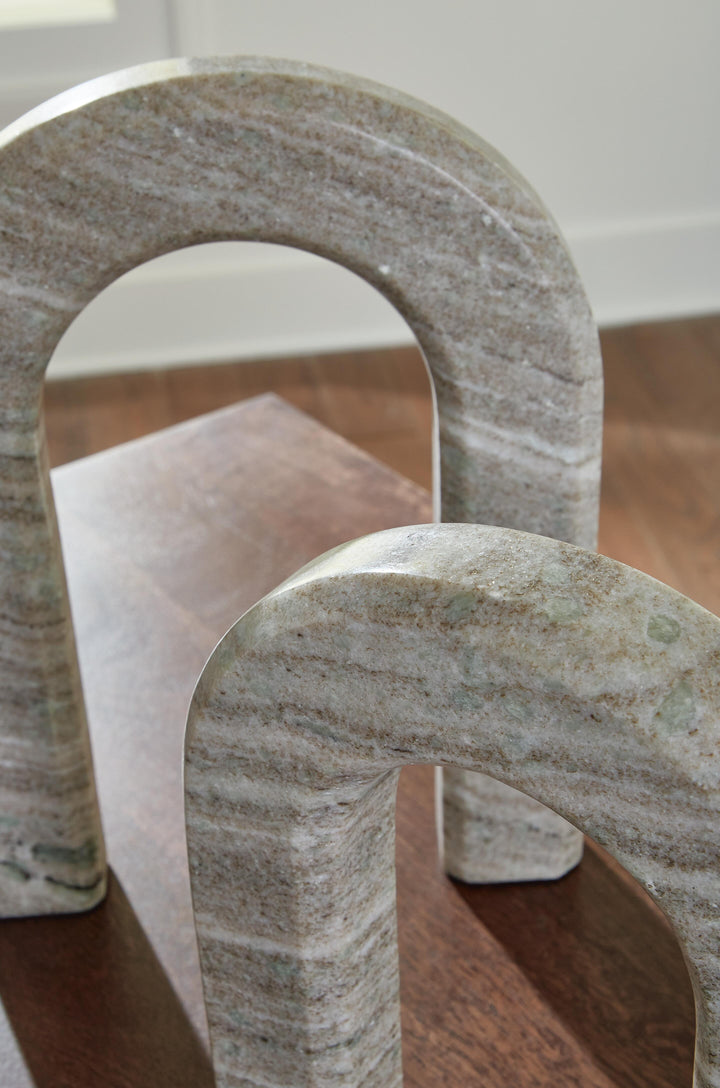 Keithton Sculpture Set (Set of 2) - Light Brown (4)