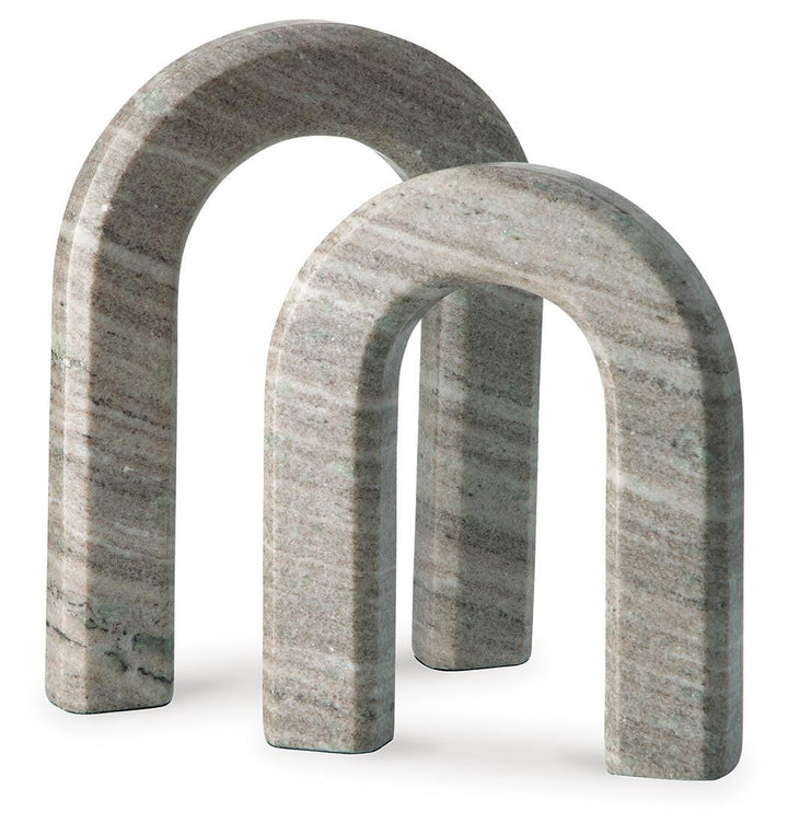 Keithton Sculpture Set (Set of 2) - Light Brown (1)