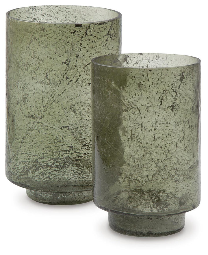 Clarkton Candle Holder Set (Set of 2) - Green (3)