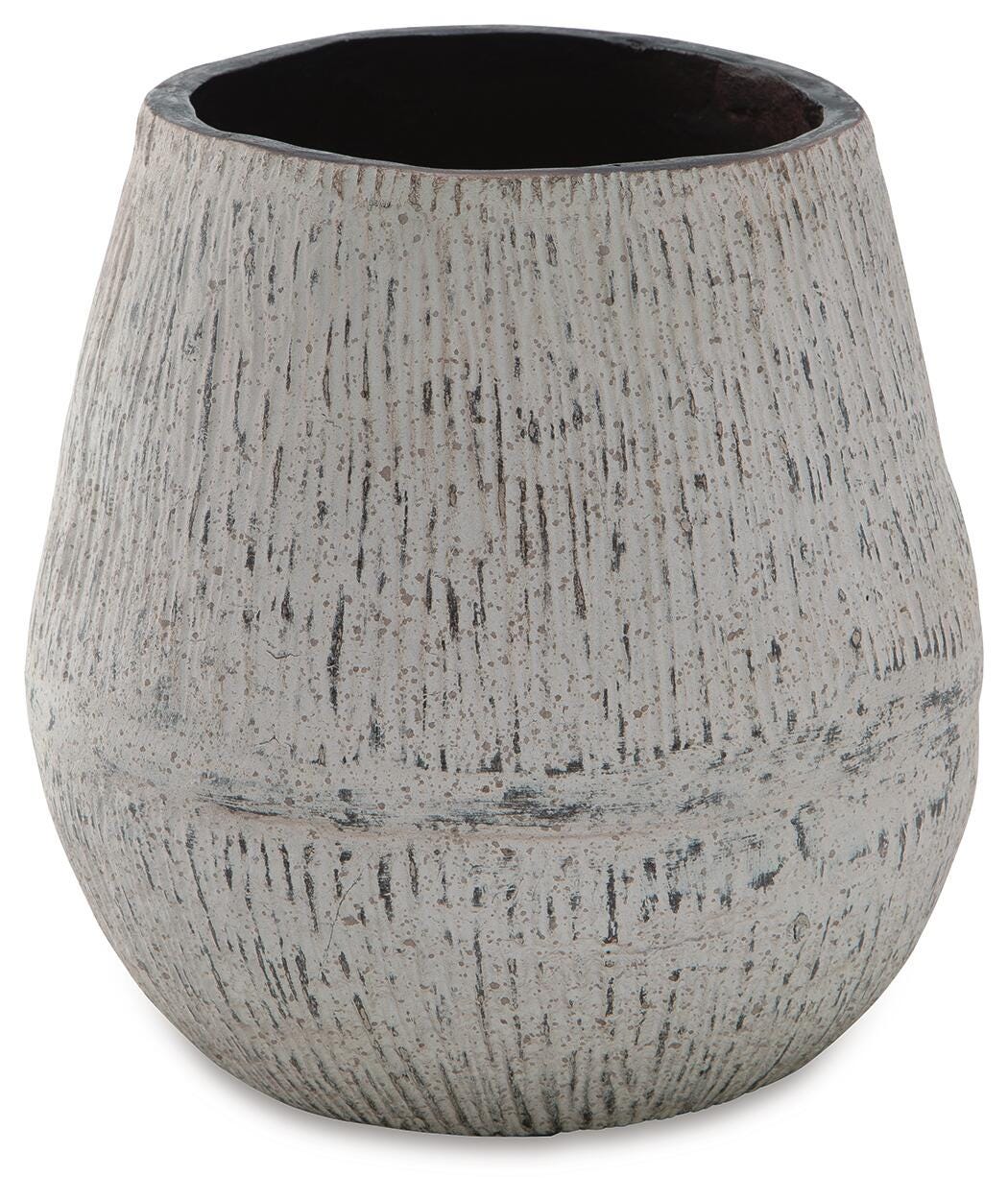 Claymount Vase - Distressed Brown (1)