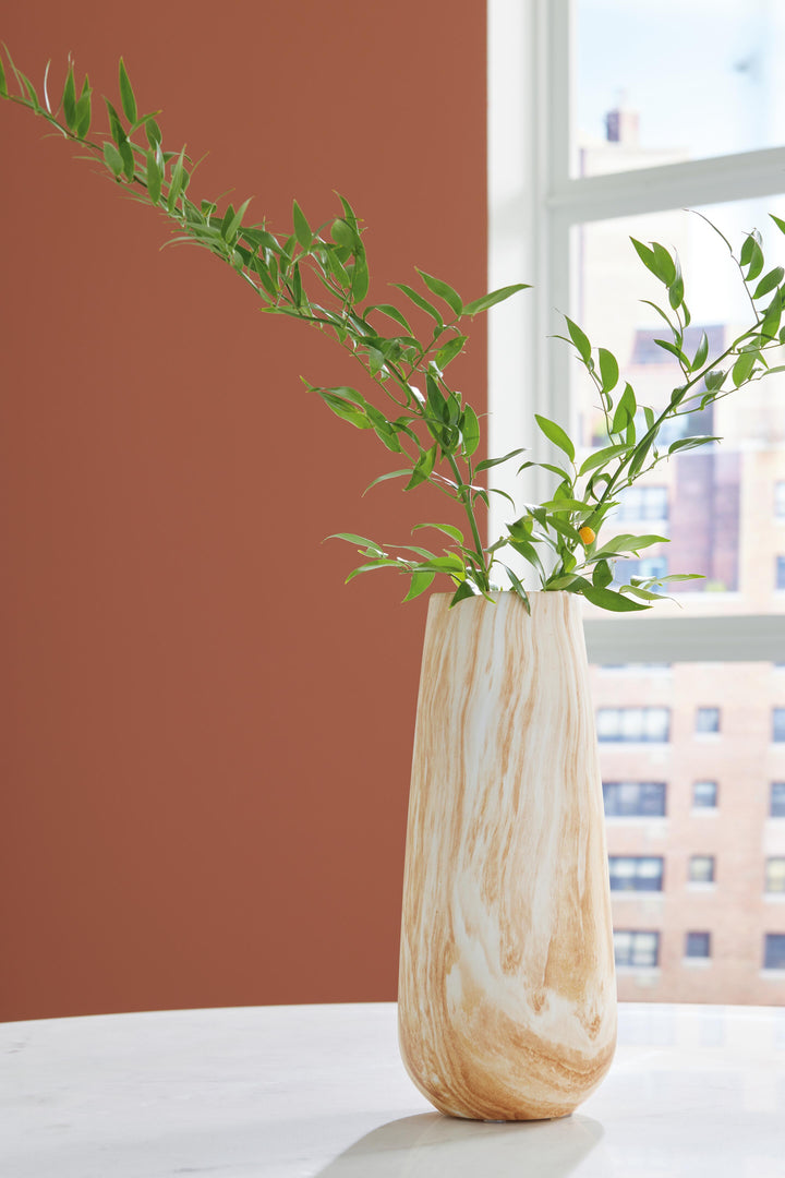 Cammen Vase - Tan/White (2)