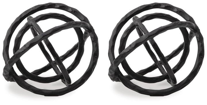 Barlee Sculpture (Set of 2) - Black (1)
