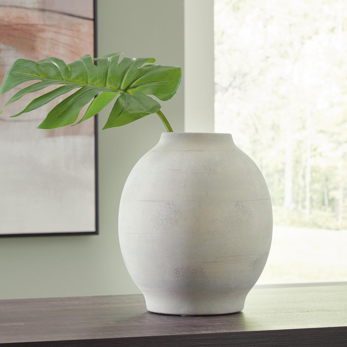 Clayson Vase - Sage Green (2)