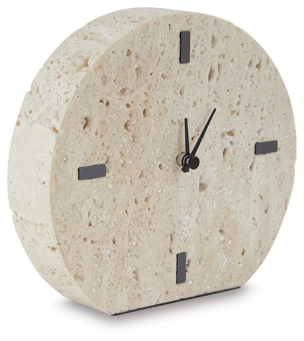 Donfordson Table Clock - Beige (1)