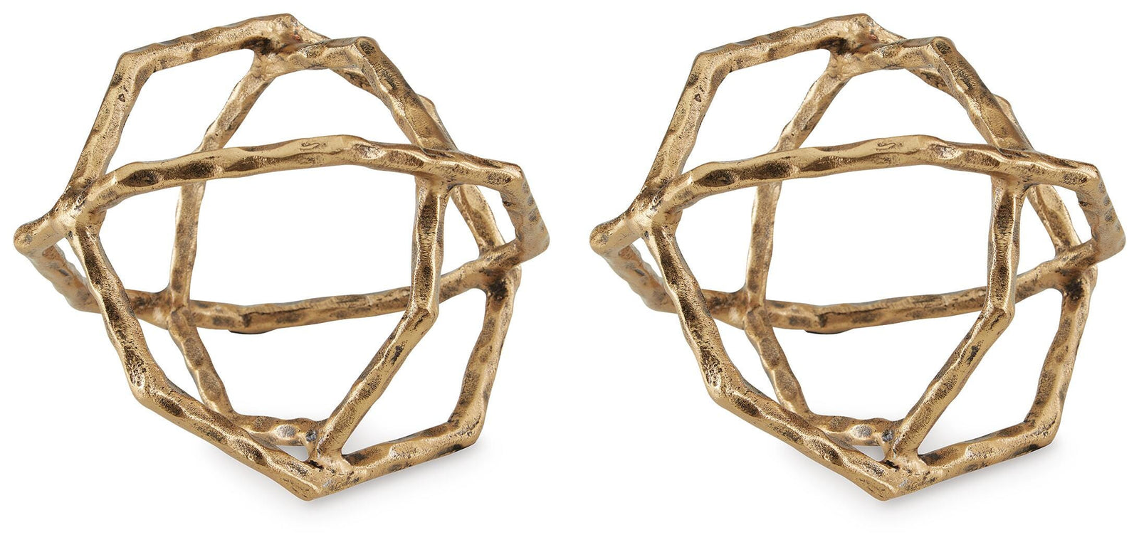 Laddington Sculpture (Set of 2) - Light Brown (1)