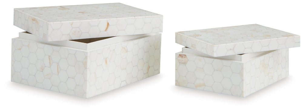 Aldenburg Box (Set of 2) - Beige (3)