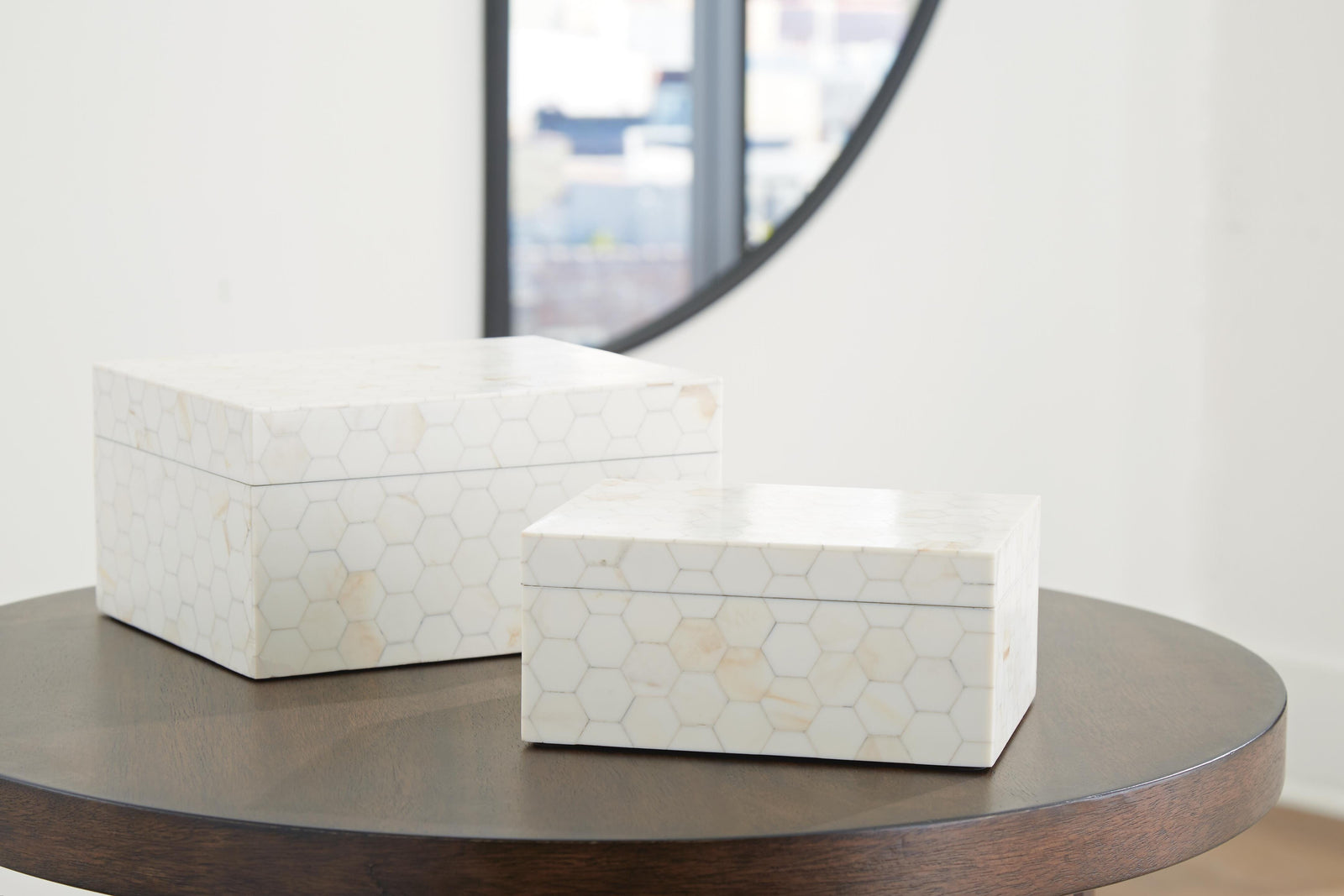 Aldenburg Box (Set of 2) - Beige (2)