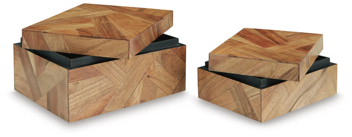 Antford Box (Set of 2) - Light Brown (3)