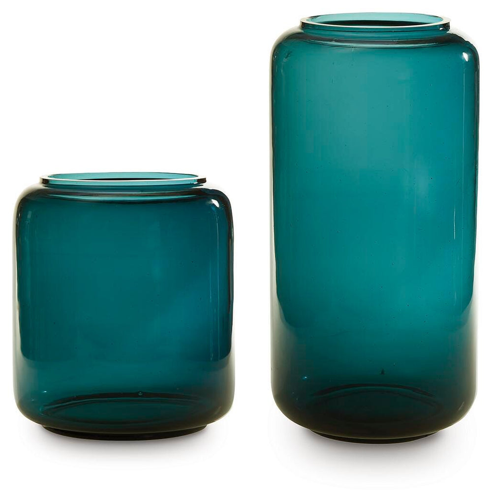 Inisland Vase Set (Set of 2) - Teal (2)