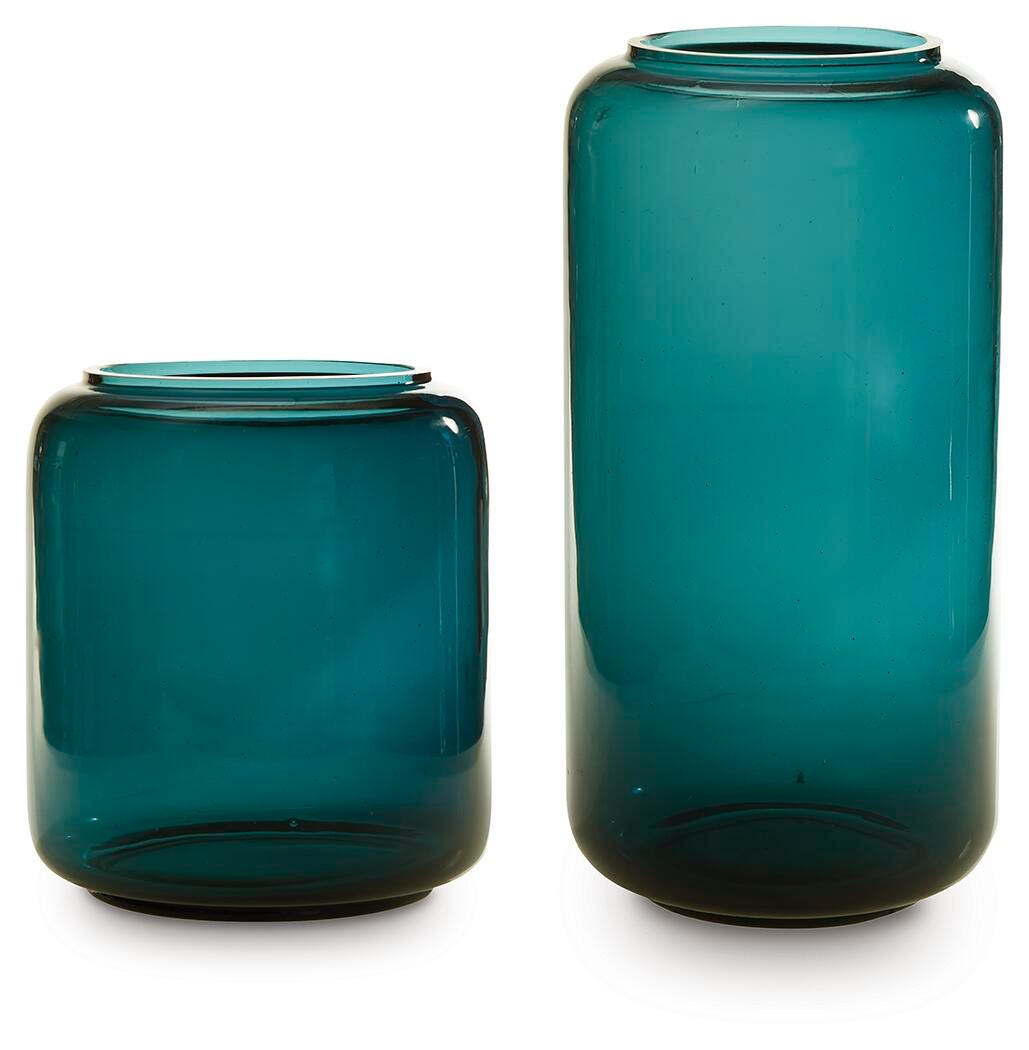 Inisland Vase Set (Set of 2) - Teal (2)