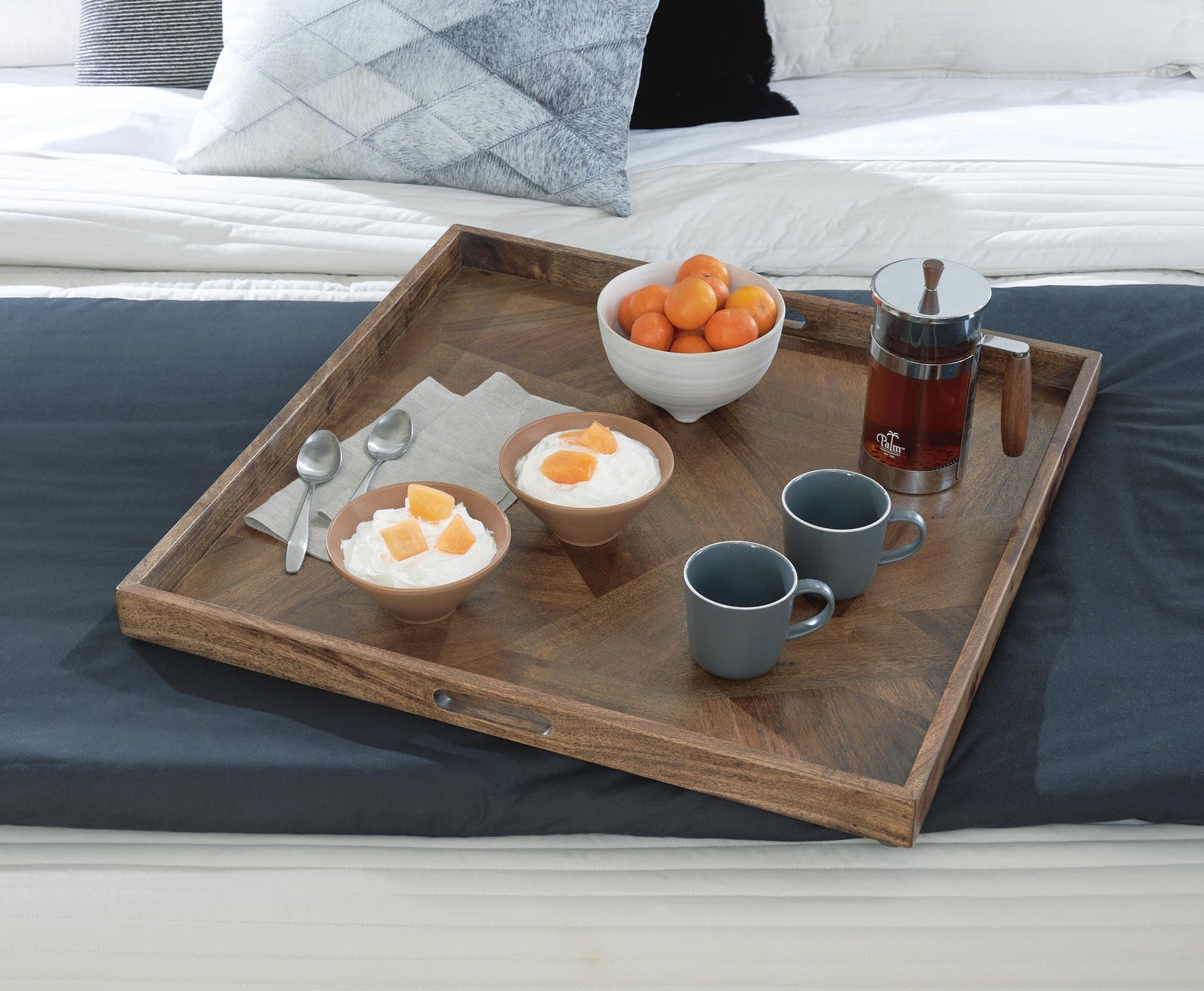 Heddford Tray - Dark Brown (2)