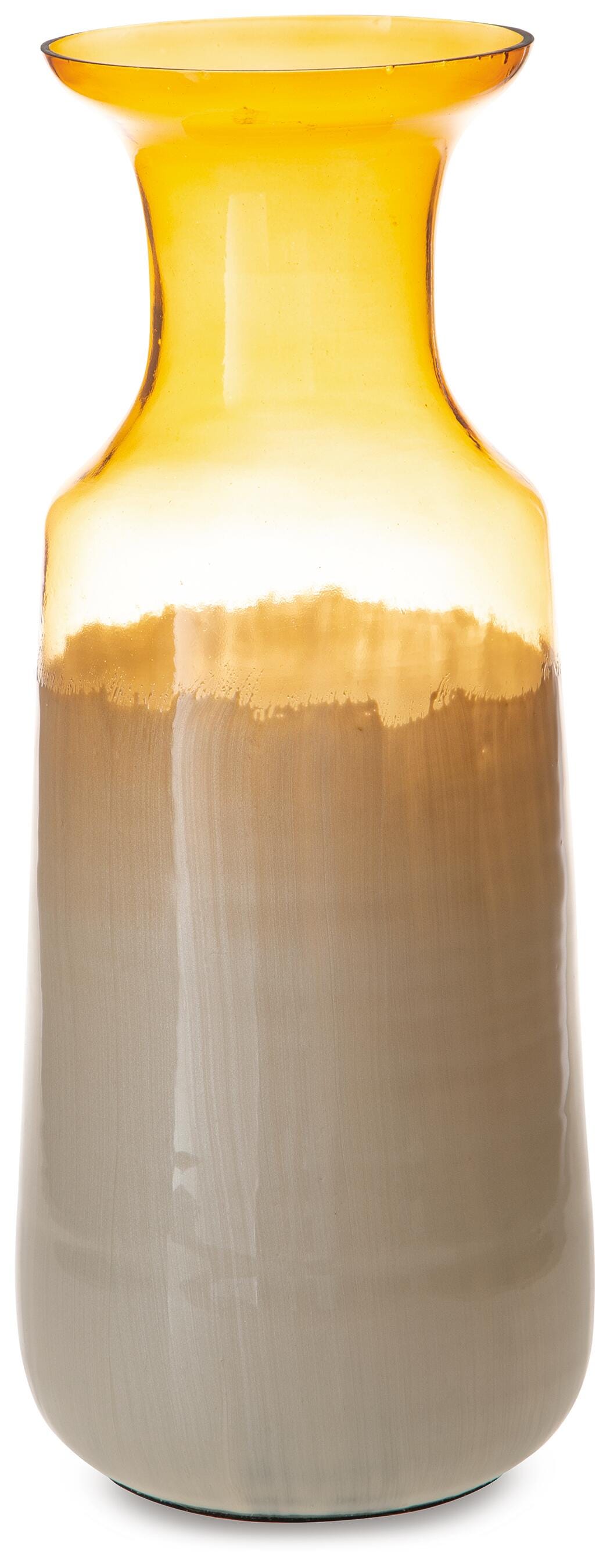 Wynburg Vase - White/Amber (1)