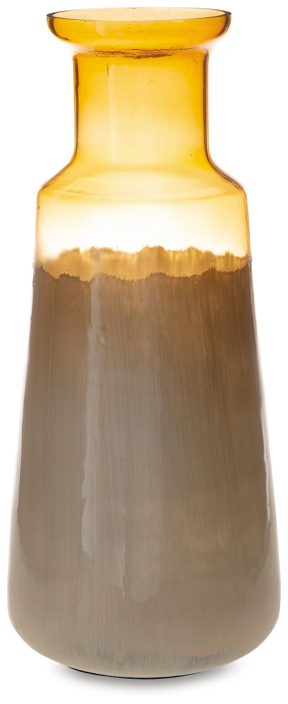 Wynburg Vase - White/Amber (1)