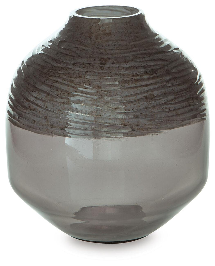 Harpwick Vase - Iridescent Gray (1)