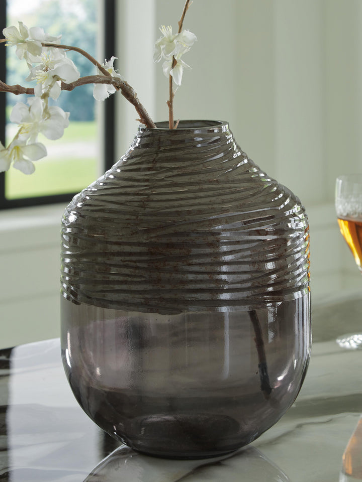 Harpwick Vase - Iridescent Gray (2)
