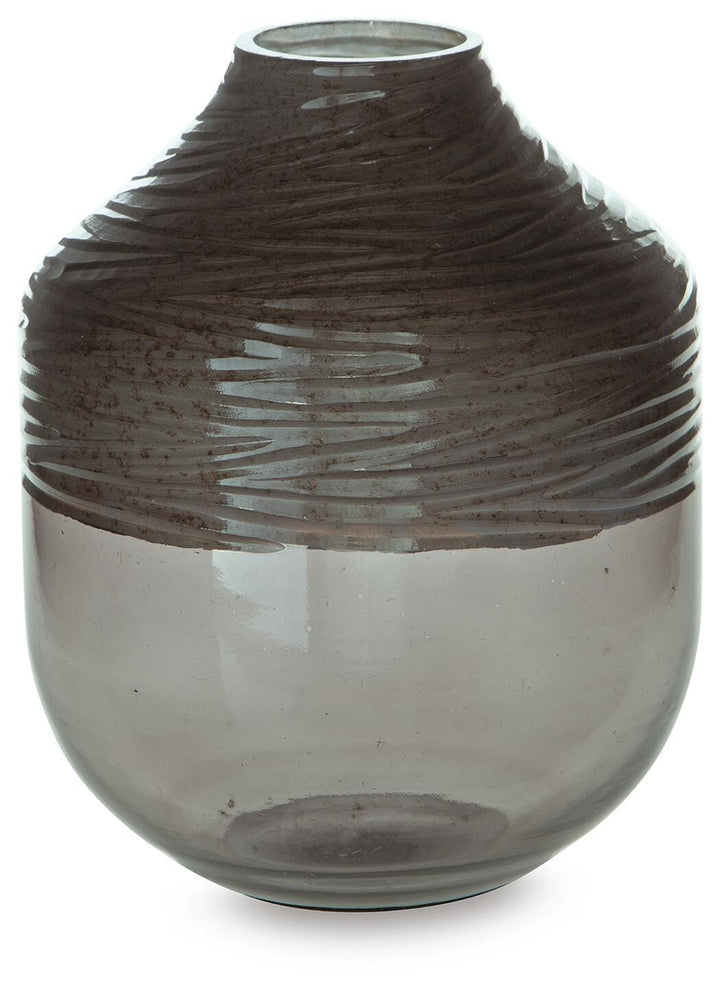 Harpwick Vase - Iridescent Gray (1)