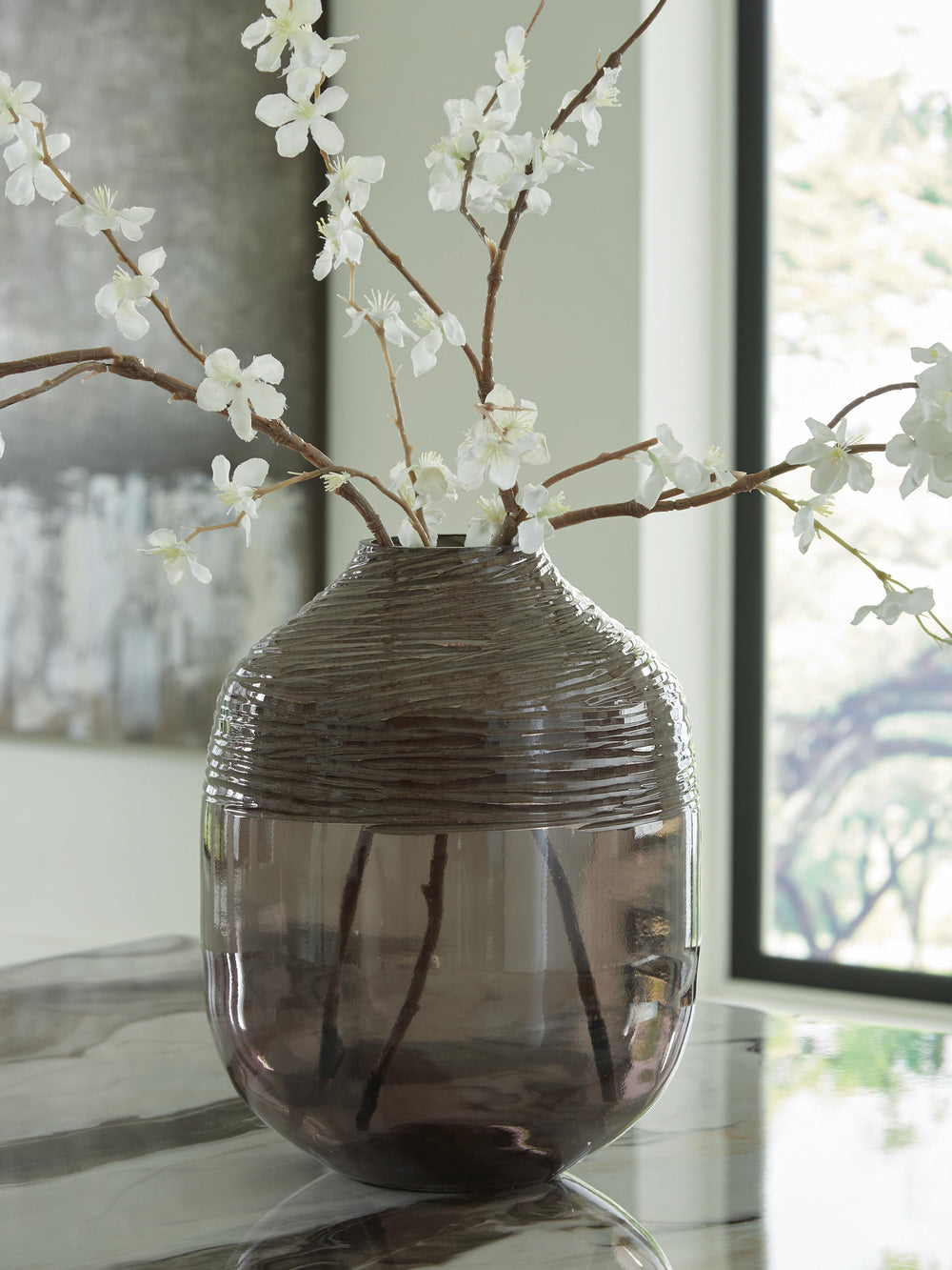 Harpwick Vase - Iridescent Gray (2)