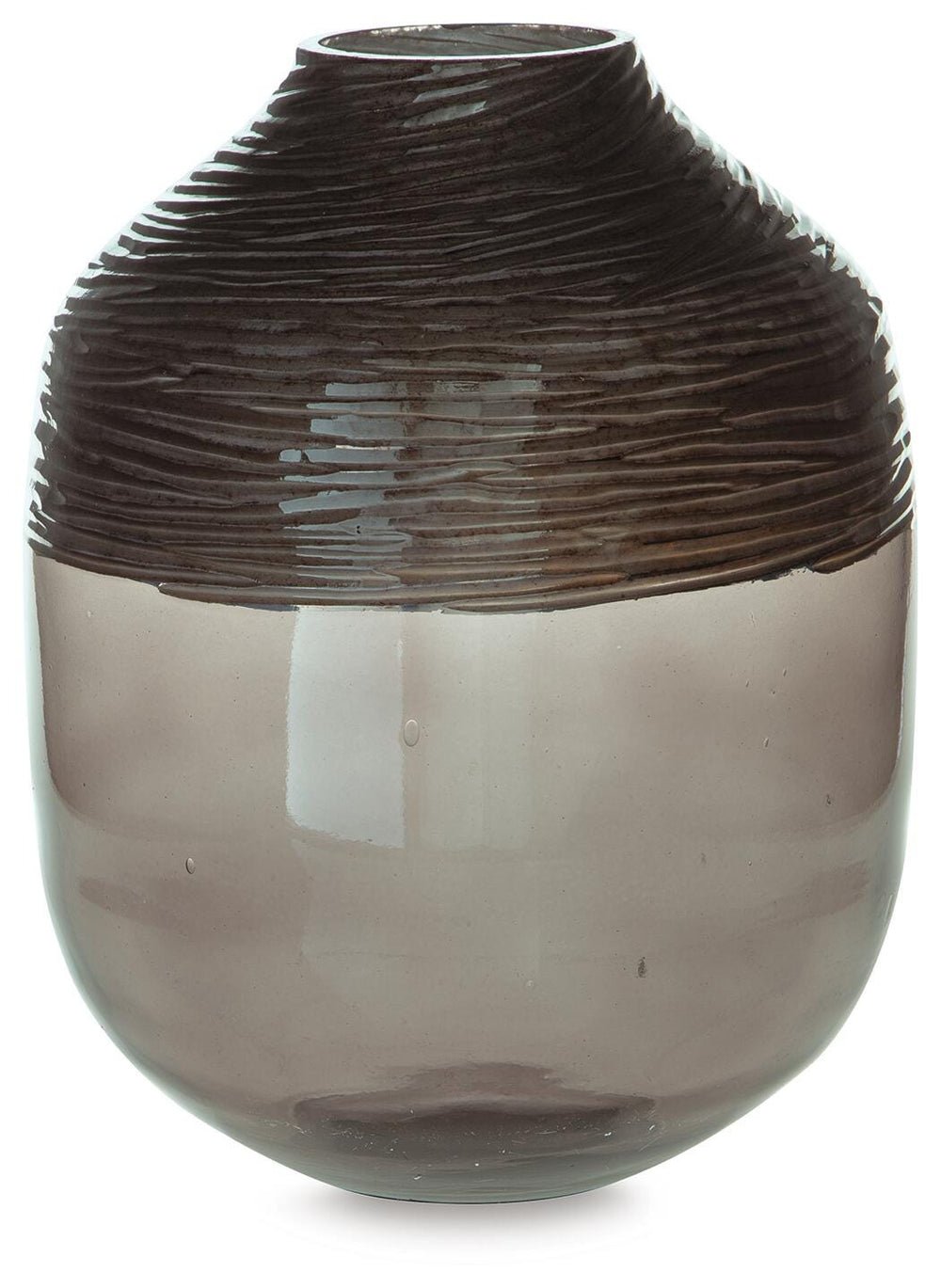 Harpwick Vase - Iridescent Gray (1)