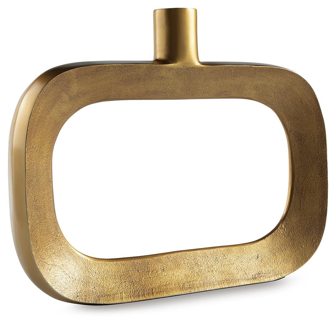 Lawtonville Vase - Antique Gold Finish (1)