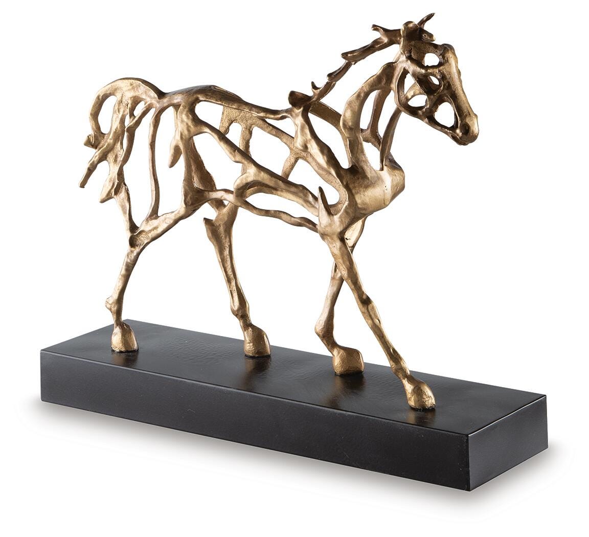 Grainville Sculpture - Gold (1)