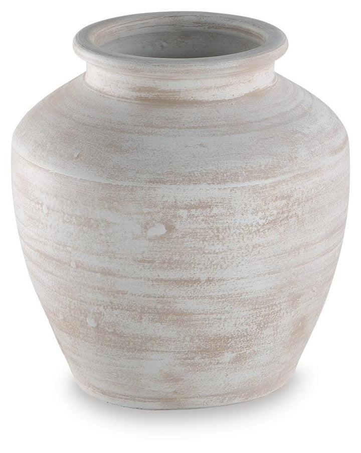 Meadie Vase - Distressed White (3)