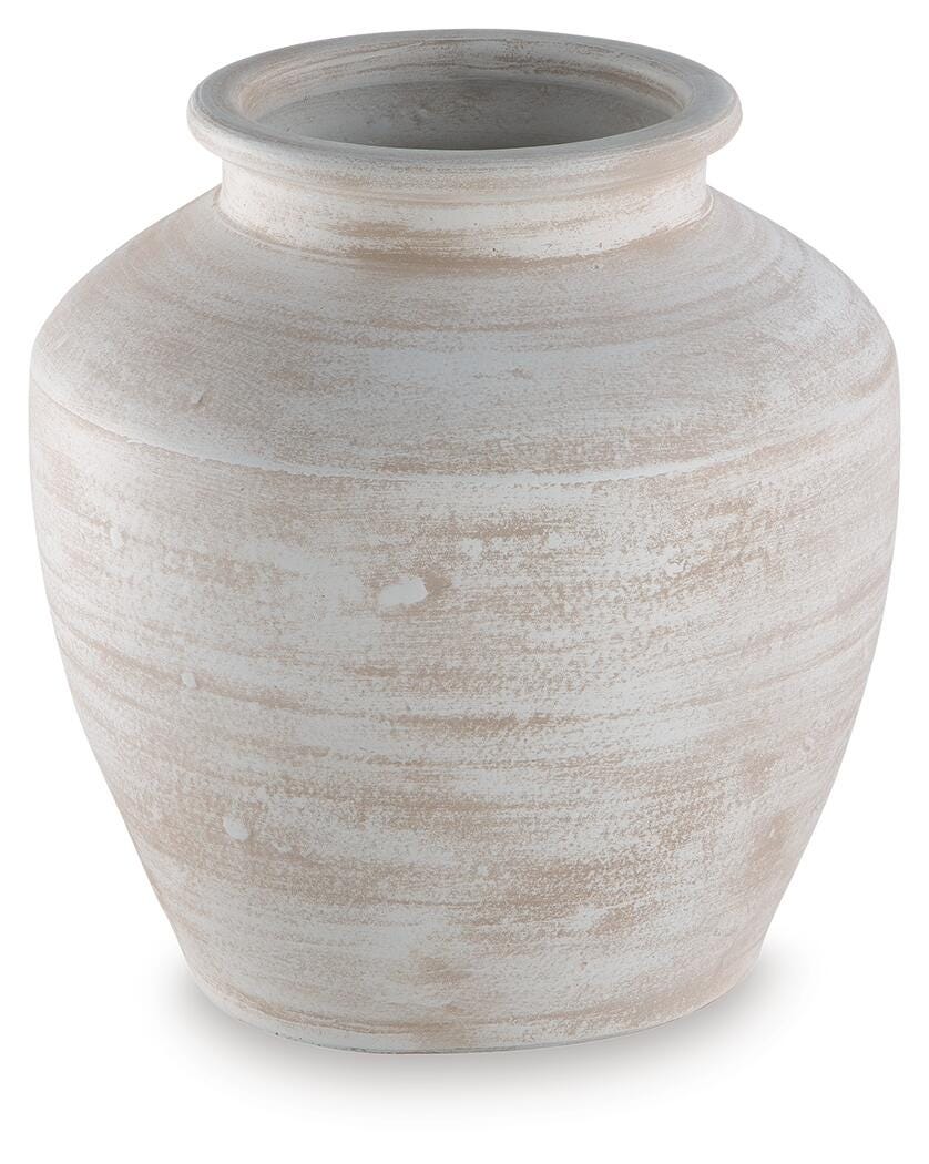 Meadie Vase - Distressed White (3)