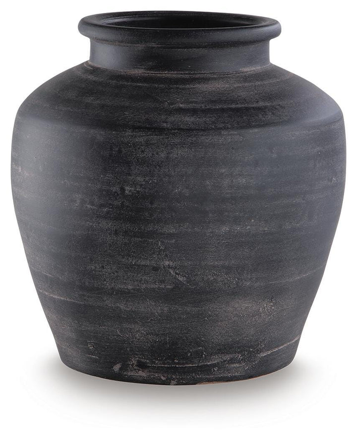 Meadie Vase - Distressed Black (1)