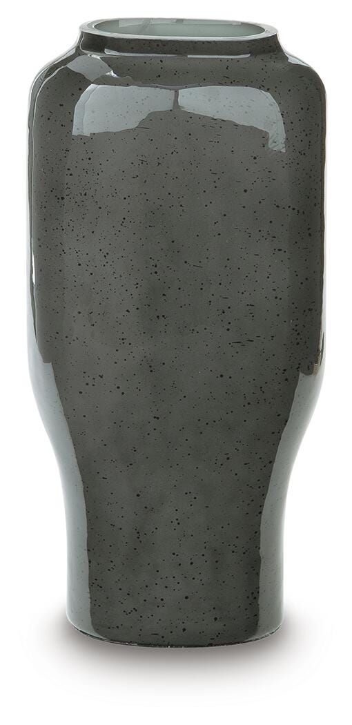 Kierlain Vase - Gray/Black (1)